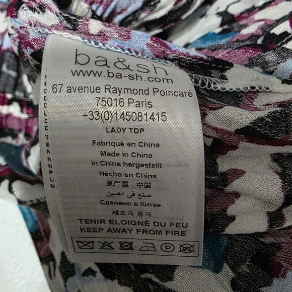 ba&sh Multicolor Floral Blouse - Picture 5 of 6